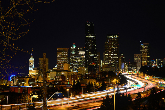 moving downtown city life