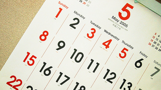 moving calendar